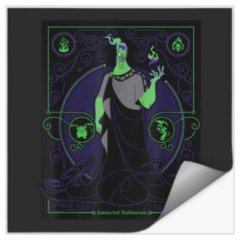 Discover Disney Villains Hades Hercules Immortal Halloween 2024 Stickers