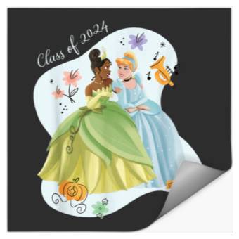 Discover Disney Princess Tiana Cinde Graduation Clas Stickers