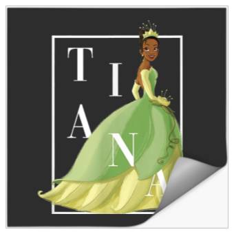 Discover Disney Princess Tiana Character Box Stickers