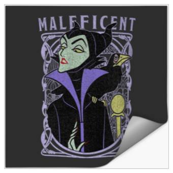 Discover Disney Sleeping Beauty Maleficent Old School Pos Stickers