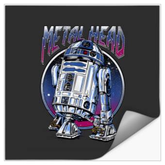 Discover Star Wars R2D2 Metal Head  Disney Stickers