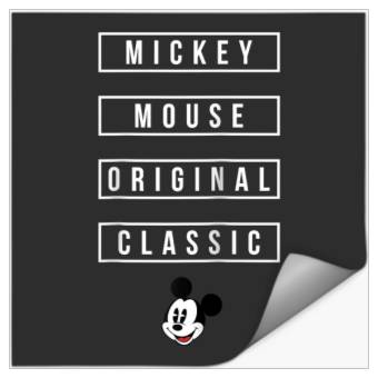 Discover Disney Mickey Mouse Original 90th Anniversary Raglan Baseball Tee Stickers