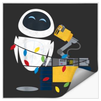 Discover Disney Pixar Wall-E Eve Christmas Light Wrap Graphic Stickers