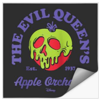 Discover Disney Villains - Evil Queens Apple Orchard Raglan Baseball Tee Stickers
