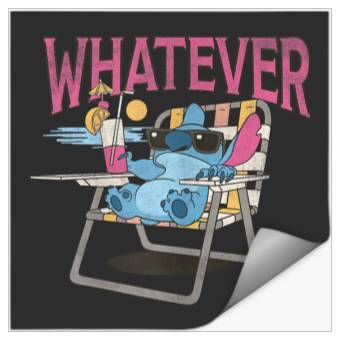 Discover Disney Lilo Stitch Whatever Vacation Stitch Chillin Stickers
