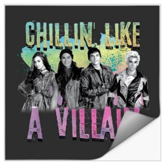 Discover Disney Descendants Chillin Like A Villain Stickers