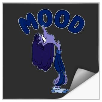 Discover Disney Pixar Inside Out 2 Mood Ennui Bored Retro Shot Stickers