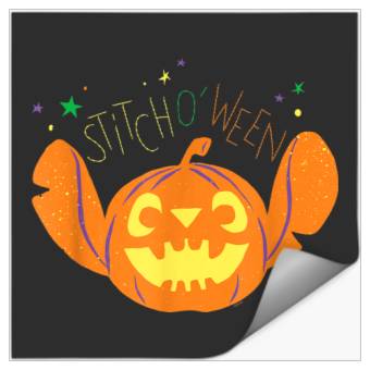 Discover Disney Lilo & Stitch Jack o’ Lantern Stitch o’ween Halloween Stickers