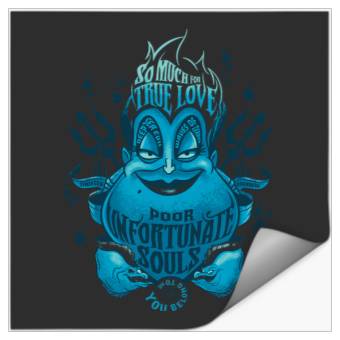 Discover Disney Villains Ursula Poor Unfortunate Souls Stickers