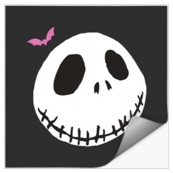 Discover Disney The Nightmare Before Christmas Jack and Bat Stickers
