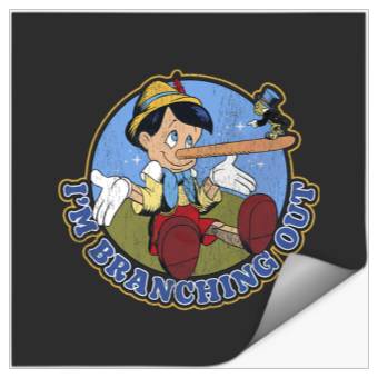 Discover Disney Pinocchio Jiminy Cricket Branching Out Stickers