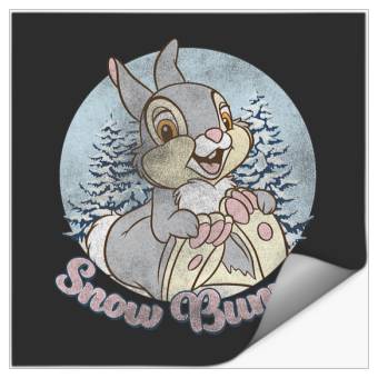 Discover Disney Bambi Thumper Christmas Snow Bunny Stickers