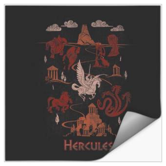 Discover Disney Hercules Titan Map Stickers