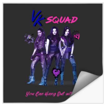 Discover Disney Descendants VK Squad Group Shot Stickers