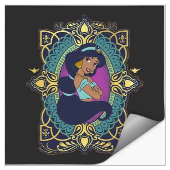 Discover Disney Aladdin 30th Anniversary Jasmine Portrait Stickers