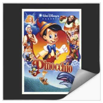 Discover Disney Pinocchio Movie Poster Group Shot Stickers