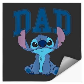 Discover Disney Lilo Stitch  Dad Cool Stitch Collegiate L Stickers