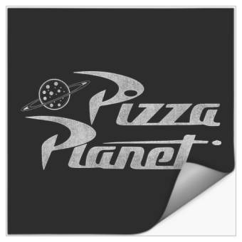 Discover Disney Toy Story Pizza Planet Distressed Logo Stickers