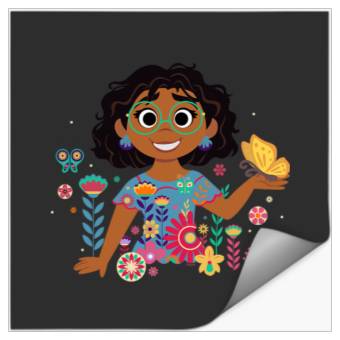Discover Disney Encanto Mirabel Spring Easter Butterflies and Flowers Stickers