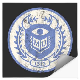 Discover Disney Pixar Monsters University Distressed Scho Stickers