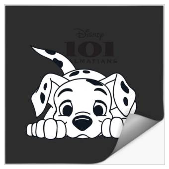 Discover Disney 101 Dalmatians Playful Position Puppy Logo V2 Stickers
