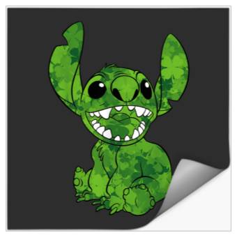 Discover Disney Lilo Stitch St Patricks Day Stitch Clover Stickers