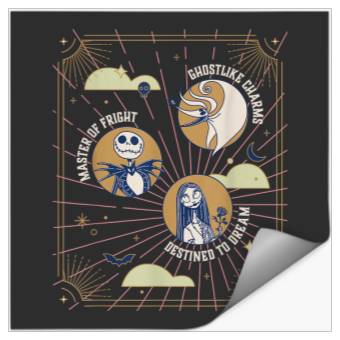 Discover Disney The Nightmare Before Christmas Jack Sally Zero Mystic Stickers