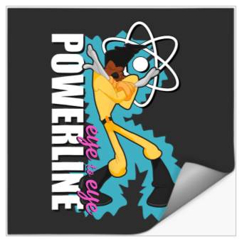 Discover Disney A Goofy Movie Powerline Eye To Eye Dancing Portrait Stickers