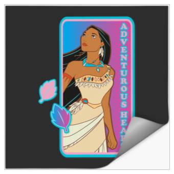 Discover Disney Princess Pocahontas Adventurous Heart Stickers