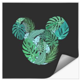 Discover Disney Mickey Classic Mickey Tropical Face Fill V2 Stickers