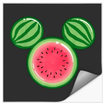 Discover Disney Mickey Friends Mickey Watermelon Ears Stickers