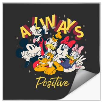 Discover Disney Mickey and Friends Always Positive Stickers