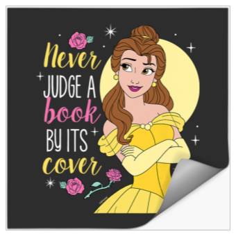 Discover Disney Princess - Never Judge A Book By Its Cover Stickers