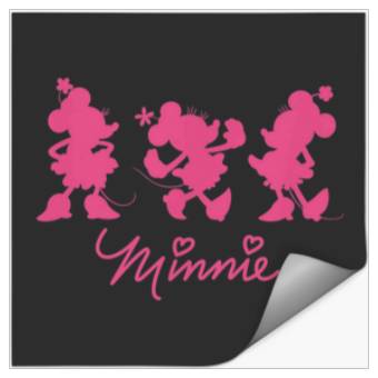 Discover Amazon Essentials Disney Minnie Silhouette Trio Stickers