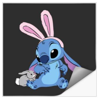 Discover Disney Stitch with Easter Bunny Stickers