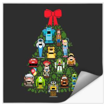 Discover Disney and Christmas Tree Nutcracker Holiday T-Shirt Stickers