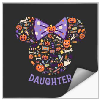Discover Disney Minnie Mouse Icon Halloween Daughter Stickers