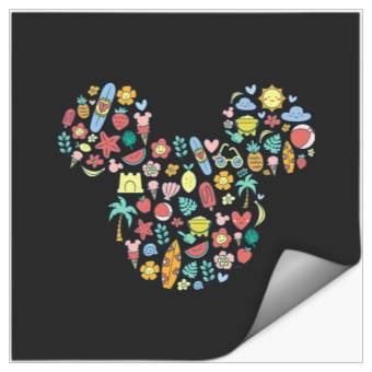 Discover Disney Mickey Mouse Icon Summer Fun Stickers