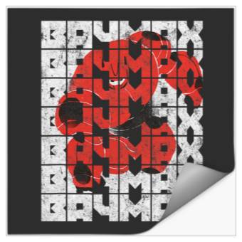 Discover Disney Big Hero 6 Baymax Epic Hero Landing Distressed Stickers