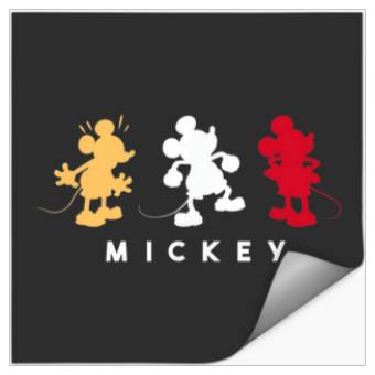 Discover Amazon Essentials Disney Mickey Silhouette Trio Stickers