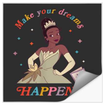 Discover Disney Princess and the Frog Tiana Make Your Dre Stickers