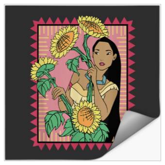 Discover Disney Pocahontas Sunflowers Movie Still Stickers