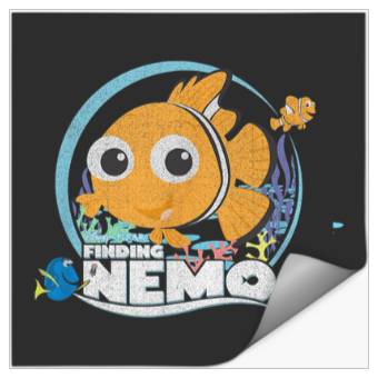 Discover Disney Pixar Finding Nemo Group Shot Chibi Stickers