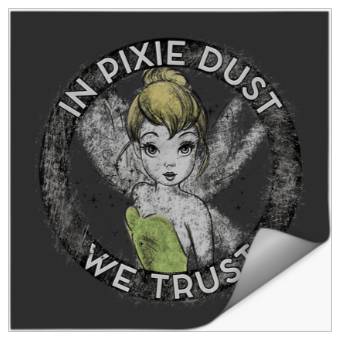 Discover Disney Peter Pan Tinkerbell Circle In Pixie Dust Stickers