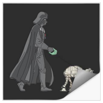 Discover Darth Vader AT-AT Walker Disney+ Stickers