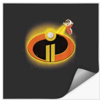 Discover Disney Pixar Incredibles 2 Jack Jack Logo Graphi Stickers