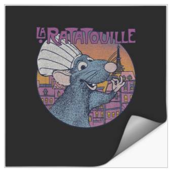 Discover Disney Pixar Ratatouille Bon Appetit Circle Sign Stickers