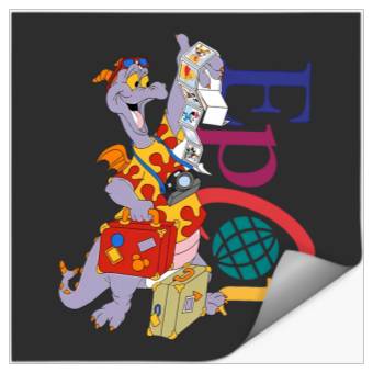 Discover Disney Figment Epcot Stickers