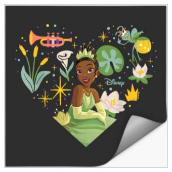Discover Disney Princess - Tiana Nature Heart Stickers