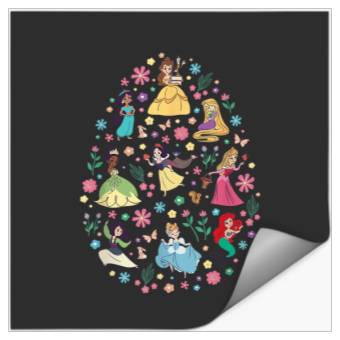 Discover Disney Princess Spring Flower Filled Easter Egg Stickers